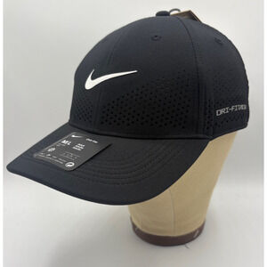 Nike Dri-FIT ADV Unisex Black White Snapback Cap Size L/XL FZ3601 010 NEW